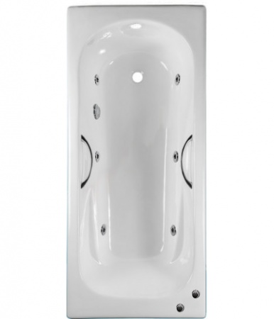 Ванна Byon 15 170x75 (с ручками) с гидромассажем